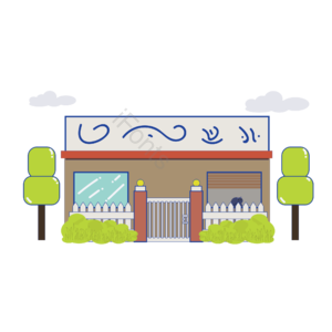植物 住宅 围栏 家庭住宅 干净 场景 温馨