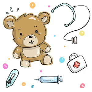 可爱 缤纷 幼儿 儿童 玩具 玩具熊 急救包