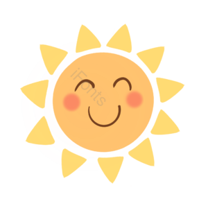太阳 光芒 黄色 太阳 笑脸 阳光 卡通太阳 可爱太阳