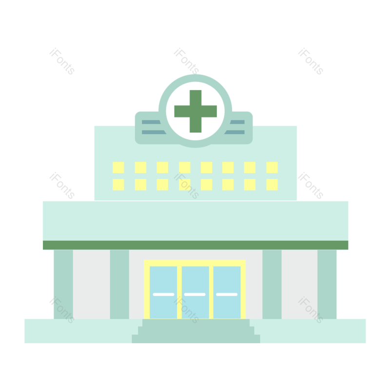 医院图片,建筑物元素,矢量元素PNG,健康免抠素材