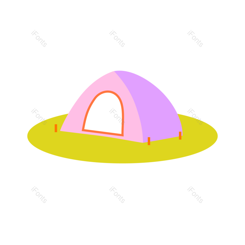 娱乐图片,粉紫色元素,草原PNG,活动免抠素材