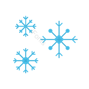 雪花 白色雪花 冬季 下雪 矢量元素 免抠