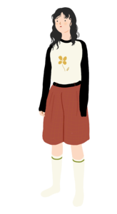 人物 五四 青年节 女孩 少女 学院风 春天 青春