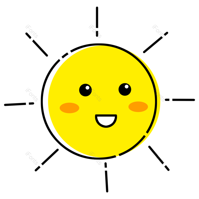 图标图片,夏天元素,简约PNG,太阳免抠素材