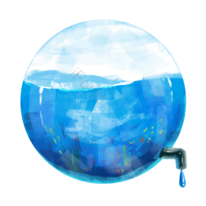 地球 水资源  蓝色 创意地球日 地球日