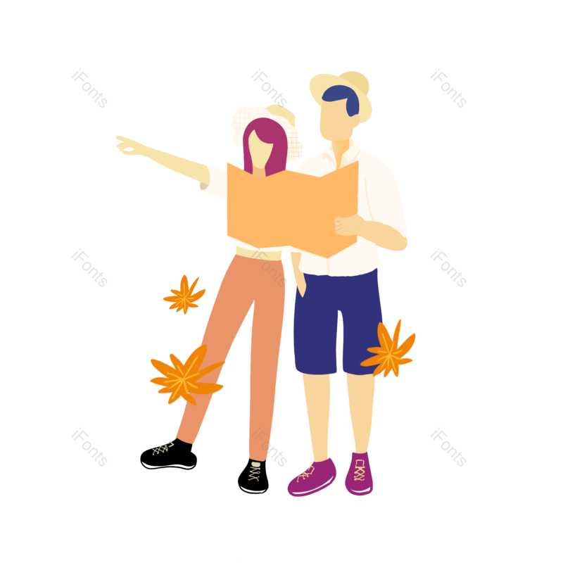 插图图片,手绘元素,旅游PNG,免抠素材