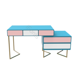 桌子 蓝色 家具 儿童家具 柜子 柜体家具