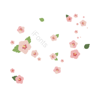 花朵 鲜花 背景 底纹 边框 矢量元素 免抠 立春