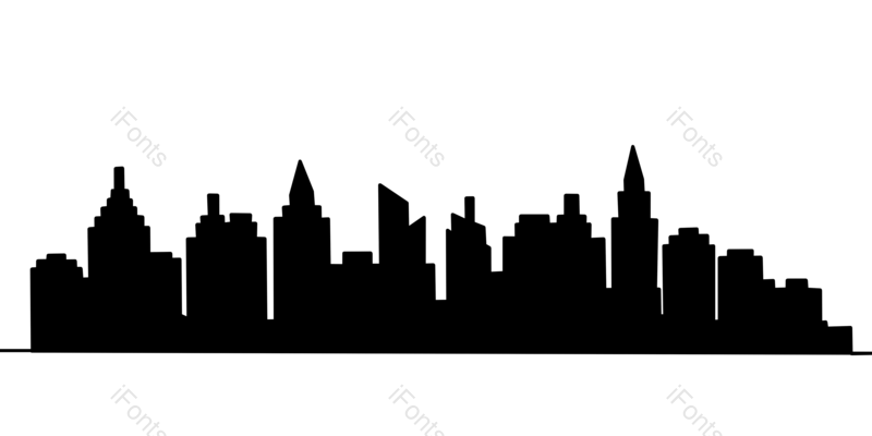建筑图片,剪影元素,楼房PNG,免抠素材