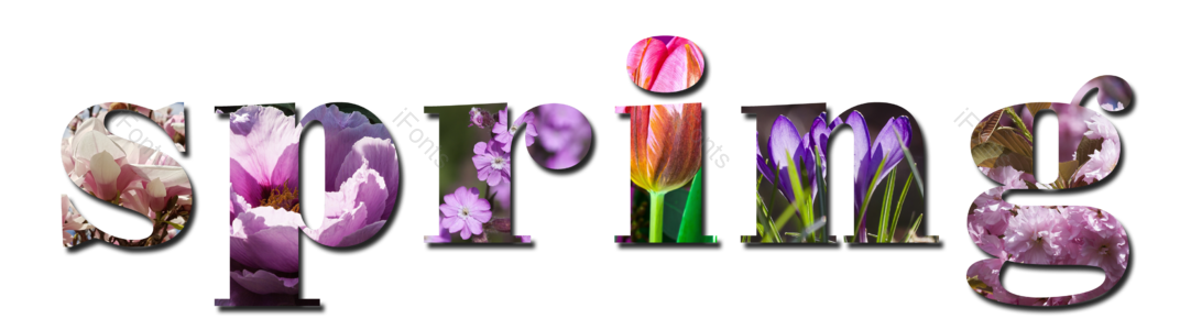 字母 spring 效果 图案 背景 素材