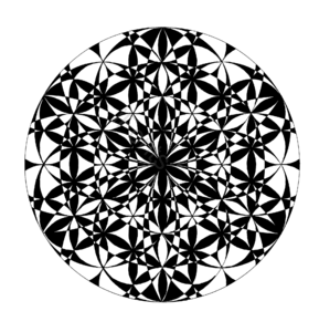 几何 花纹 繁复 黑白 圆形