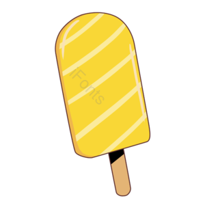 冰棍 冰 夏日 夏日饮品 冰糕 雪糕 卡通 手绘