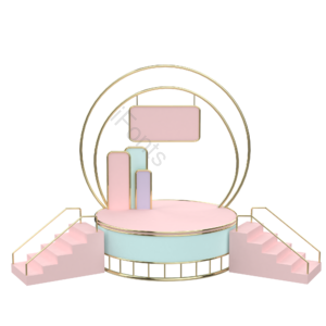 展台 双11 双12 家装节 粉色 清新 立体展台 C4D