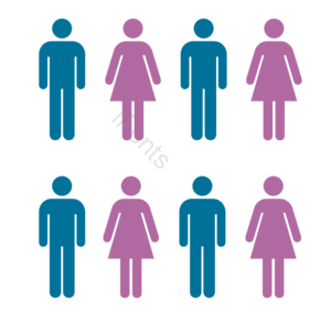 男性 女性 扁平化 简约 图标 元素 