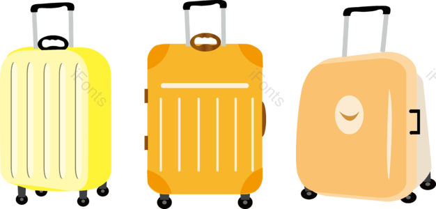 金秋 出游 旅行 行李箱元素