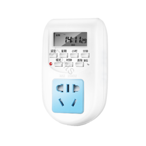 高清 定时器 开关 插座 充电 实物图