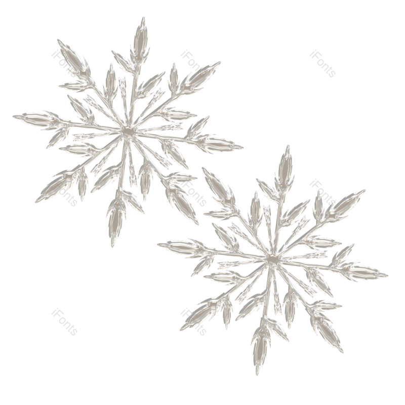 素材图片,透明元素,雪花PNG,冬天免抠素材