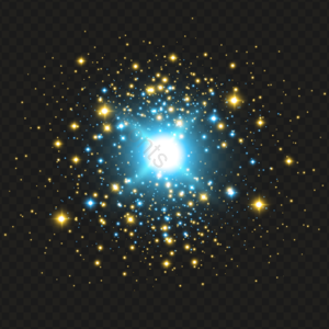 光晕元素 星光素材 发散光晕 光效 光晕背景 黄色光效 绚丽光效 发光效果