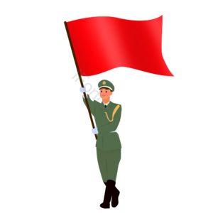 清新 简约 庆祝 国庆 阅兵