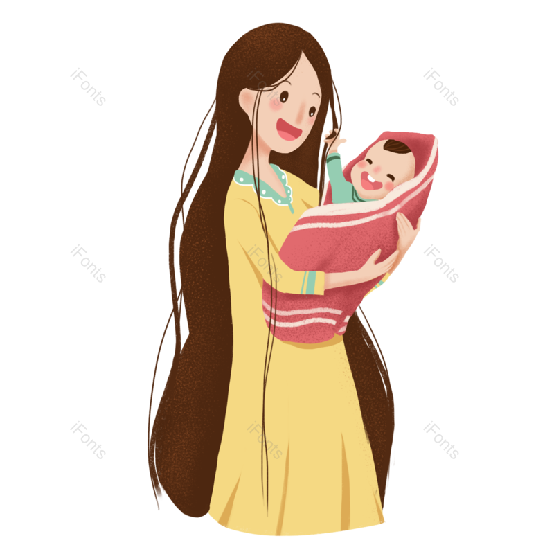 妈妈图片,小孩元素,PNG,免抠素材