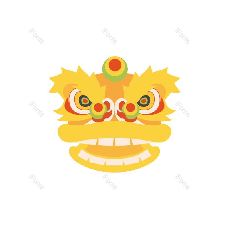 喜庆图片,中国元素,狮子PNG,舞狮免抠素材
