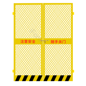 电梯门 防护栏 安全栏 安全教育