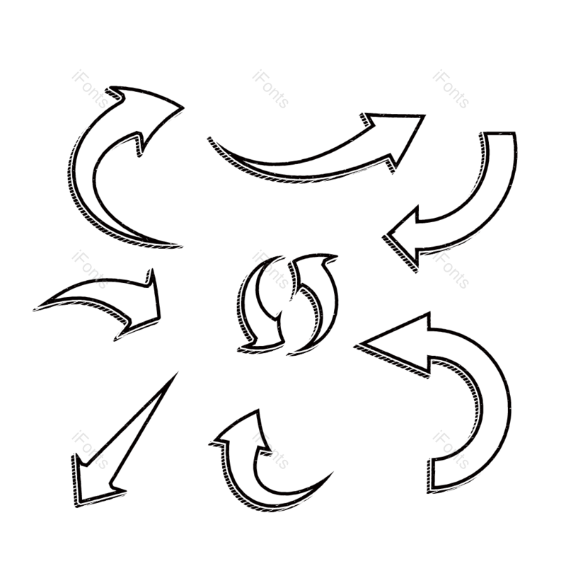 箭头图片,箭头素材元素,方向箭头PNG,免抠素材