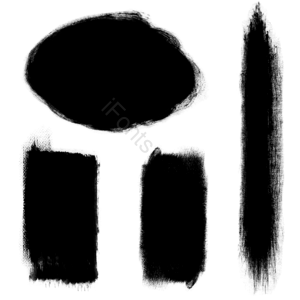 黑色 水墨 墨迹 边框 免扣 毛笔 中国风 中国圆形边框