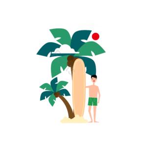 植物 水果 椰树 暑假 夏季 海边 冲浪 海滩