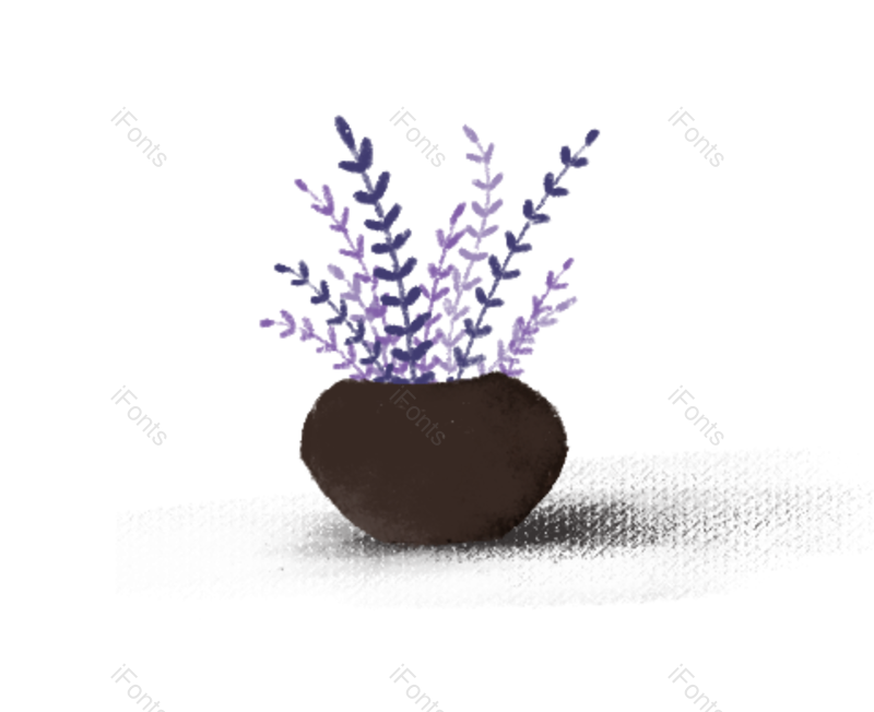 小草图片,花盆元素,盆栽PNG,植物免抠素材