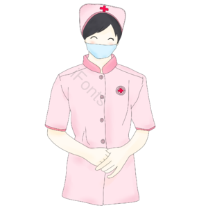 手绘抗击疫情护士卡通形象 抗击疫情 疫情 护士 护士形象 卡通护士形象 健康 护士节