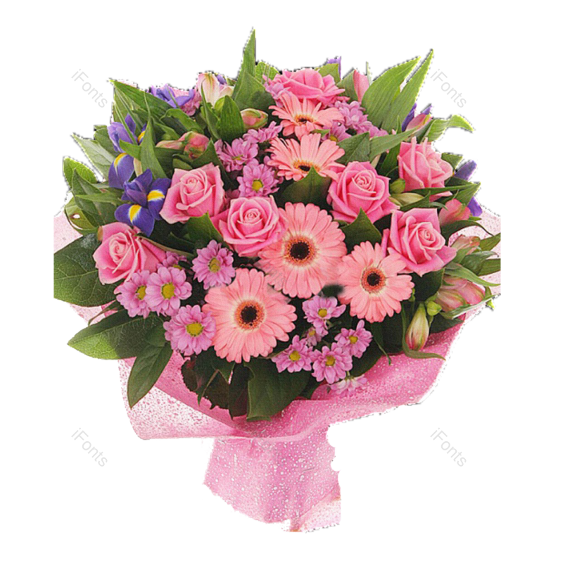 鲜花图片,花束元素,植物PNG,女神节免抠素材