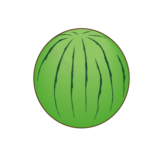 可爱 小清新 水果 蔬菜 西瓜 免扣元素