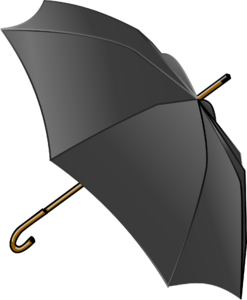 黑色 雨伞 效果 图案 素材 遮雨