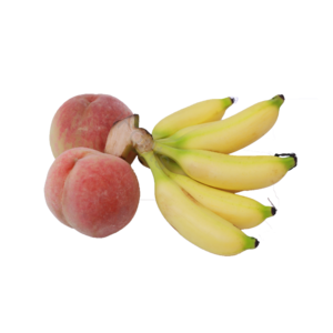 水果 水果组合 香蕉 桃子 水蜜桃 芭蕉