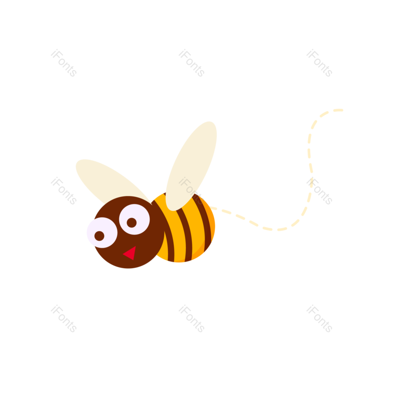 蜜蜂图片,动物元素,黄色PNG,免抠素材