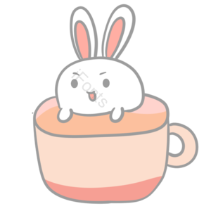 可爱小兔图片 可爱小兔 兔子 卡通兔子 杯中图 茶杯 卡通形象