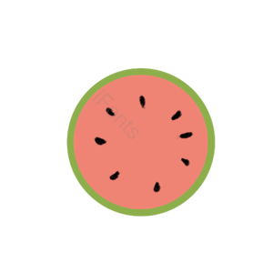 西瓜 夏天 凉爽 解渴 插画 png