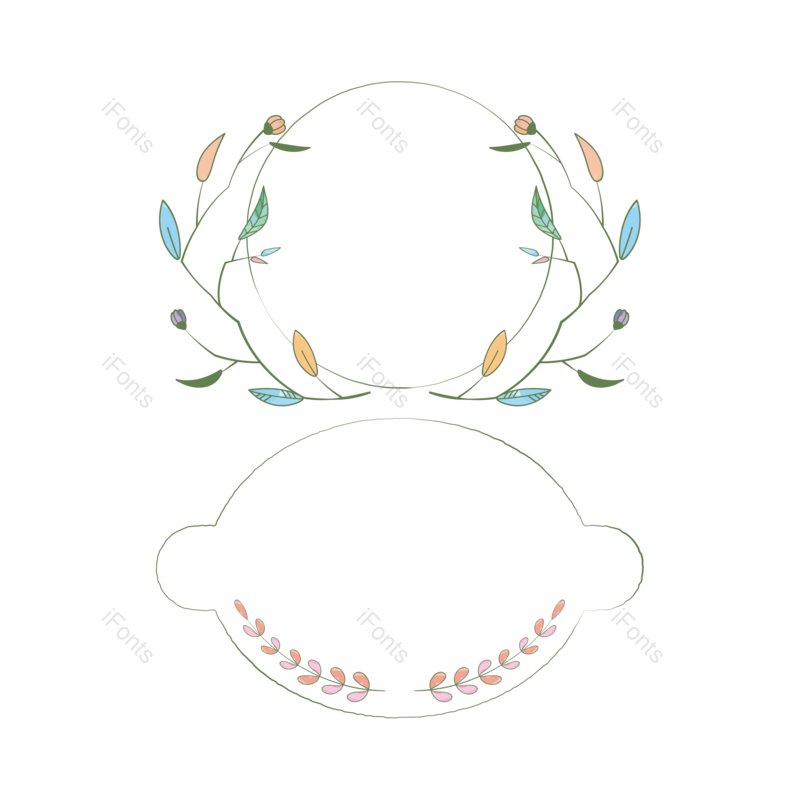 边框图片,元素元素,卡通PNG,树叶免抠素材