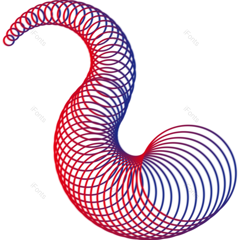 线条图片,几何曲线元素,圆形线条PNG,科技感免抠素材