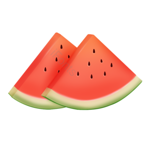 立夏 西瓜 夏天 夏季水果 美味 插画 立夏