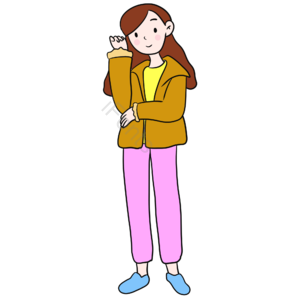 手绘卡通女孩 卡通形象 可爱女生 卡通图案 约会 时装 萌萌哒 少女