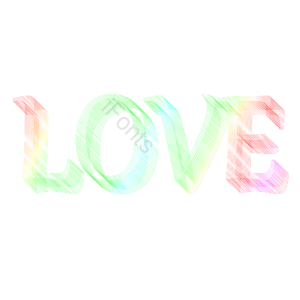love 七夕 情人节 表白 爱 艺术 字体 炫幻