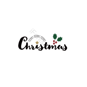 圣诞 节日 漂浮 字 花字 艺术字体 christmas 免扣