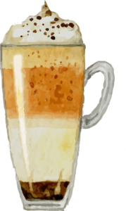 卡通 手绘 咖啡 咖啡杯 杯子 装饰