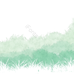 初夏 手绘 小清新 草丛 背景 装饰 春季