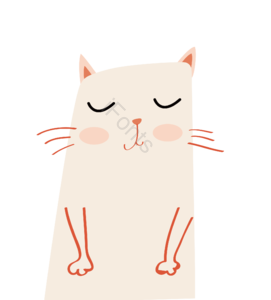 儿童节 动物 猫咪 小猫 可爱 卡通 手绘 插画