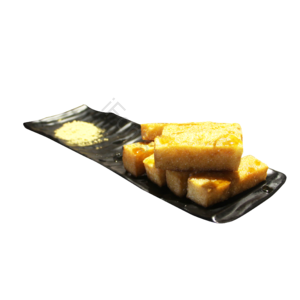 红糖 糍粑 甜品 实物 摄影 照片 免抠 png