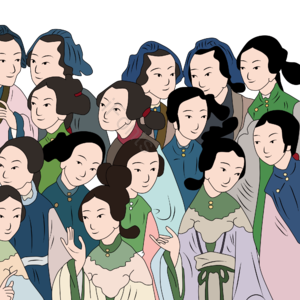 古人 古代 人物 中国风 国画风 女生 女性 古风