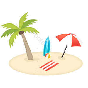 矢量 夏天 夏季清凉节 夏至 遮阳伞png 太阳伞png 沙滩png 海滩png